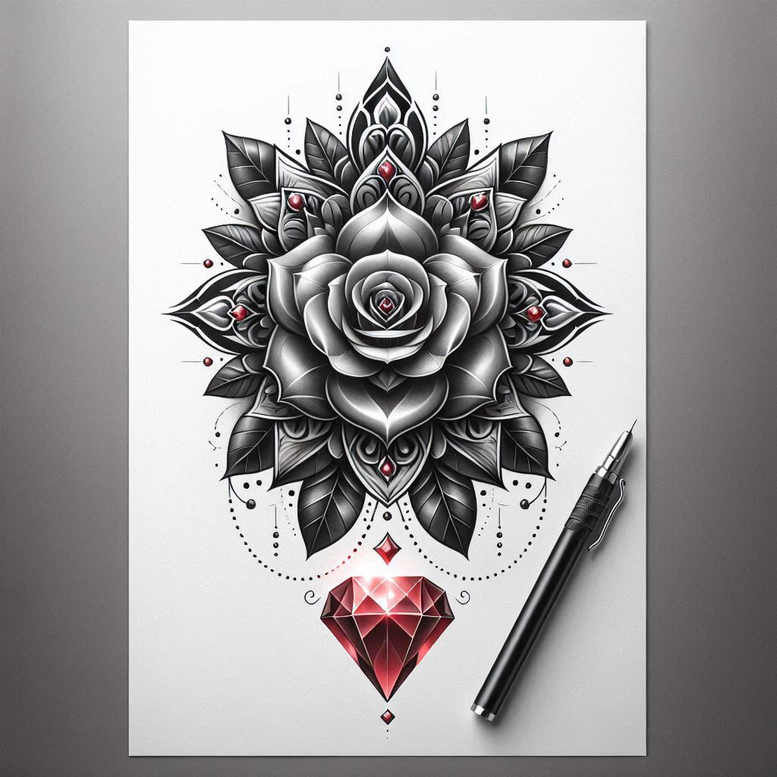 mandalas-and-similar tattoo design ideas spokes precise shows perseverance