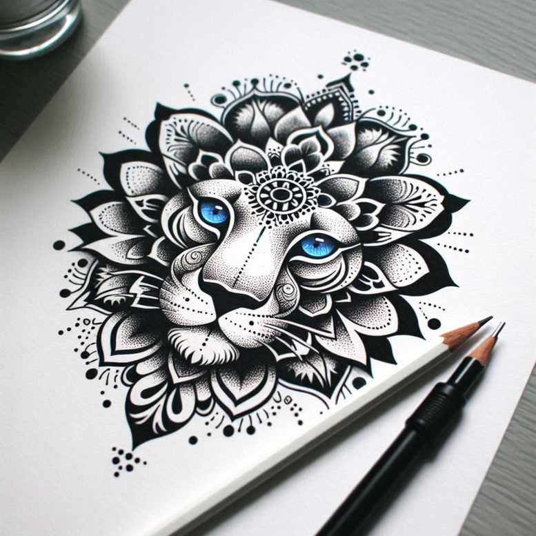 mandalas-and-similar tattoo design ideas delicate arcs repetitive for upper arm