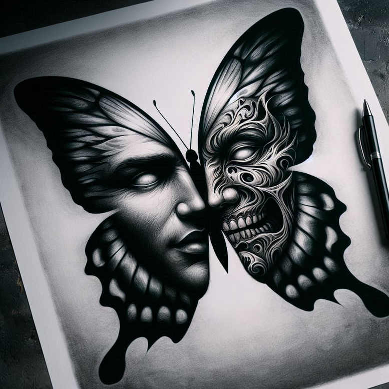 cultural-motif-mask – tattoo design ideas free ai generated – realism-visual-accuracy – for-biceps – Gallery: masks-inkby-ai
