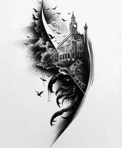 feathered-mask – tattoo design ideas free ai generated – surrealism-fantastical-elements – for-neck – Gallery: masks-inkby-ai