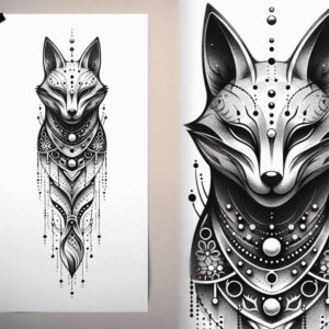 iconic – tattoo design ideas free ai generated – meditative-art – for-shoulder-blade – Gallery: minimalistic-inkby-ai