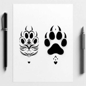 no-fill – tattoo design ideas free ai generated – mandala-border – for-lower-thigh – Gallery: minimalistic-inkby-ai
