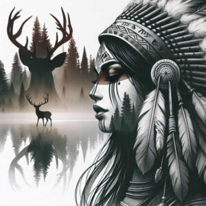 native-amulet-tattoo-neotraditional-rich-shading-for-ribs – tattoo design ideas free ai generated – Gallery: native-american-women-inkby-ai