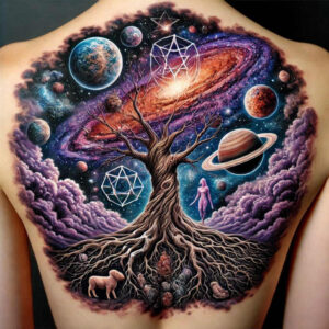 for-women – tattoo design ideas free ai generated – surrealism-unreal – for-lower-chest – Gallery: nature-inkby-ai