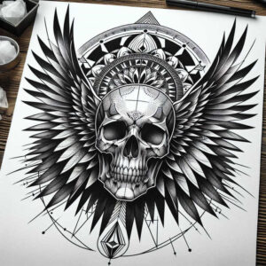 neotraditional-animals – tattoo design ideas free ai generated – clean-stroke – for-spine – Gallery: old-school-neo-traditional-inkby-ai