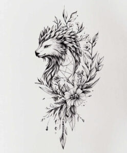 animals-with-feathers – tattoo design ideas free ai generated – neotraditional-saturated-hues – for-palm – Gallery: other-animals-inkby-ai