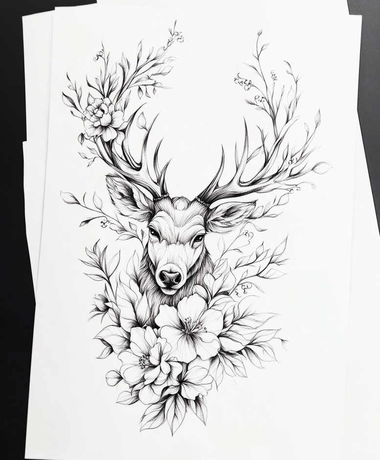 animals-with-feathers – tattoo design ideas free ai generated – realism-skin-texture – for-stomach – Gallery: other-animals-inkby-ai