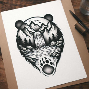 fish – tattoo design ideas free ai generated – realism-soft-transitions – for-scapula – Gallery: other-animals-inkby-ai