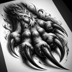 realistic-animals – tattoo design ideas free ai generated – realism-photo-realistic – for-upper-arm – Gallery: other-animals-inkby-ai