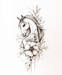 other-animals tattoo design ideas Surrealism bizarre bold lines for wrist side