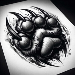other-animals tattoo design ideas accent shading gentle symbolising determination