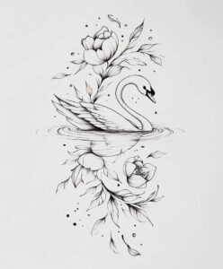forest-bird-tattoo – tattoo design ideas free ai generated – neotraditional-deep-blacks – for-side – Gallery: other-birds-inkby-ai