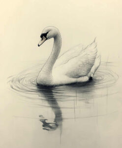other-birds tattoo design ideas Surrealism blurred boundaries bold lines for ankle