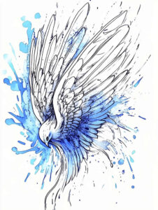 other-birds tattoo design ideas Realism natural contours natural texture represents strength