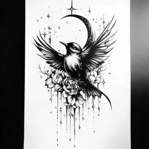 other-birds tattoo design ideas Realism inner glow naturalistic courage and power