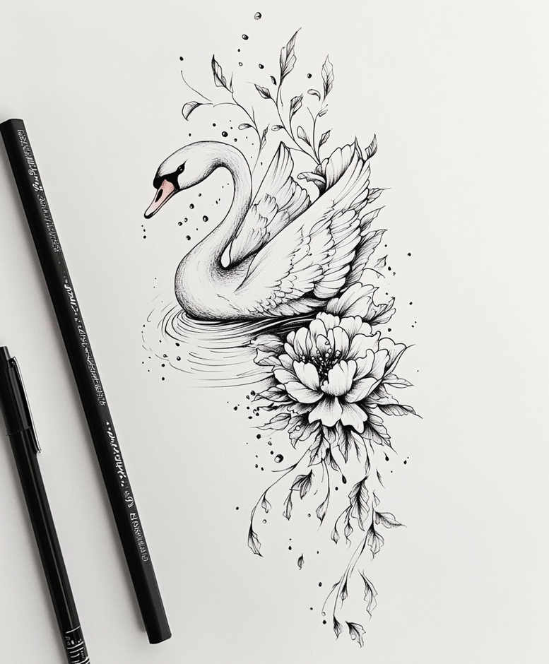 other-birds tattoo design ideas expressive lines naturalistic for fingers