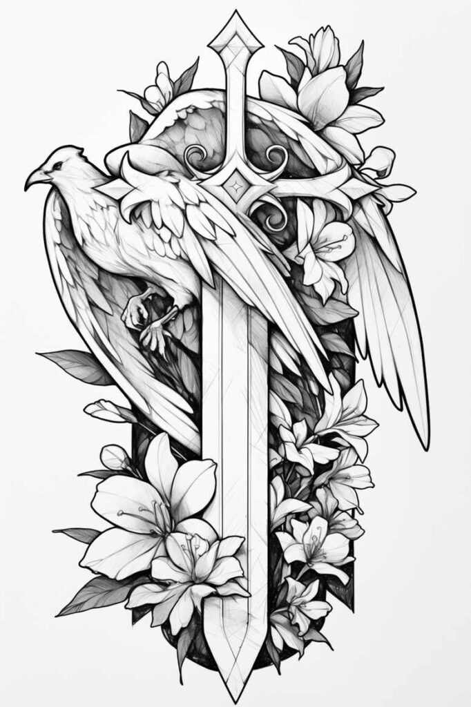 other-birds tattoo design ideas classic motifs wing detail for shoulder blade