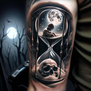 dark-abstraction-tattoo – tattoo design ideas free ai generated – neotraditional-artistic-contrast – for-shoulder – Gallery: other-dark-inkby-ai