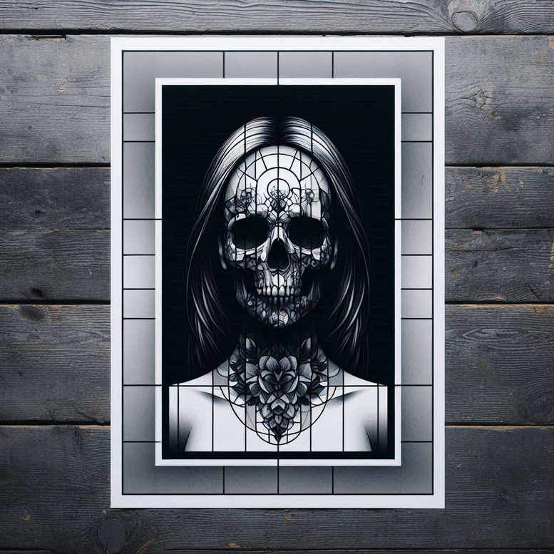 dark-dream-tattoo – tattoo design ideas free ai generated – surrealism-symbolic – for-sternum – Gallery: other-dark-inkby-ai