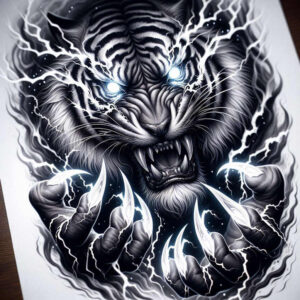dark-form-tattoo – tattoo design ideas free ai generated – realism-depth-illusion – for-behind-ear – Gallery: other-dark-inkby-ai