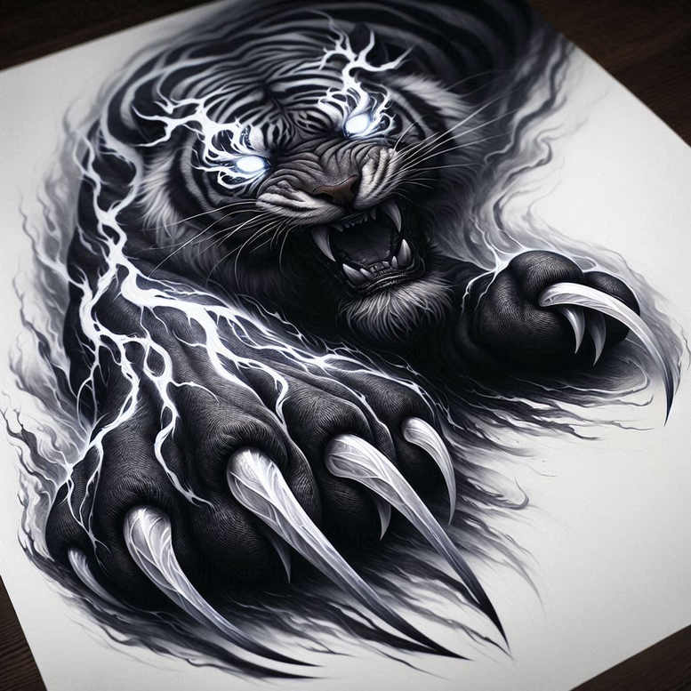 dark-pattern-tattoo – tattoo design ideas free ai generated – realism-precise-anatomy – for-thigh – Gallery: other-dark-inkby-ai