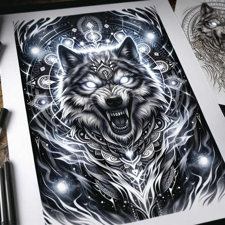 dark-plant-tattoo – tattoo design ideas free ai generated – realism-deep-shadows – for-shoulder-blade – Gallery: other-dark-inkby-ai
