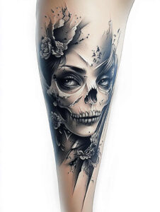 dark-power-tattoo – tattoo design ideas free ai generated – neotraditional-solid-fill – for-fingers – Gallery: other-dark-inkby-ai