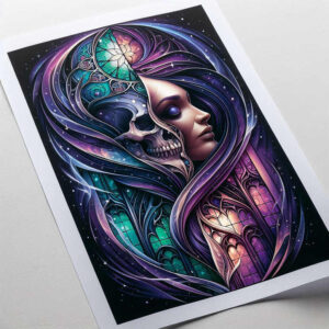 dark-protection-tattoo – tattoo design ideas free ai generated – neotraditional-vivid-detail – for-lower-thigh – Gallery: other-dark-inkby-ai