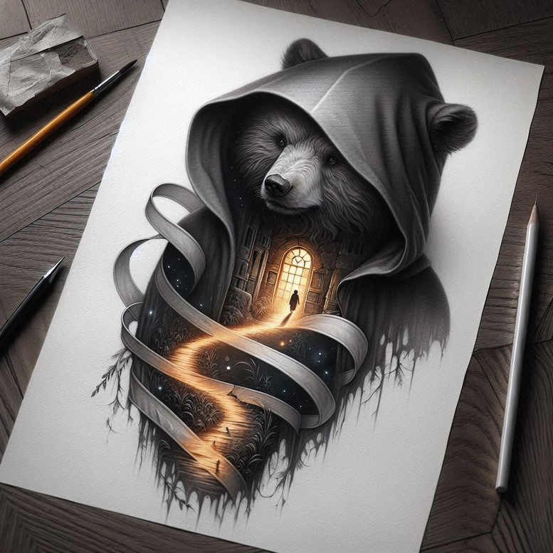 dark-shadow-tattoo – tattoo design ideas free ai generated – neotraditional-classic-motifs – for-hip – Gallery: other-dark-inkby-ai