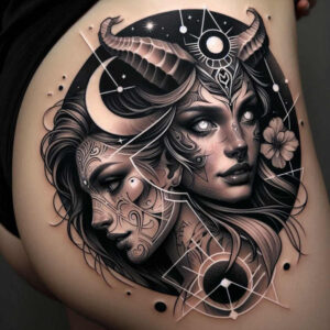 dark-shadow-tattoo – tattoo design ideas free ai generated – neotraditional-classic-motifs – for-palm – Gallery: other-dark-inkby-ai