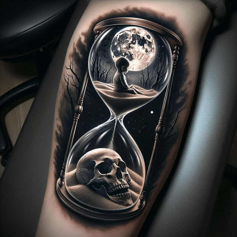 dark-shape-tattoo – tattoo design ideas free ai generated – realism-digital-realism – for-spine – Gallery: other-dark-inkby-ai