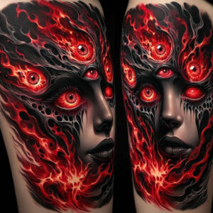 dark-spiritual-tattoo – tattoo design ideas free ai generated – realism-hyper-detail – for-toe – Gallery: other-dark-inkby-ai