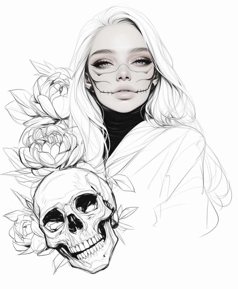 dark-spiritual-tattoo – tattoo design ideas free ai generated – surrealism-phantasmagoric – for-lower-arm – Gallery: other-dark-inkby-ai