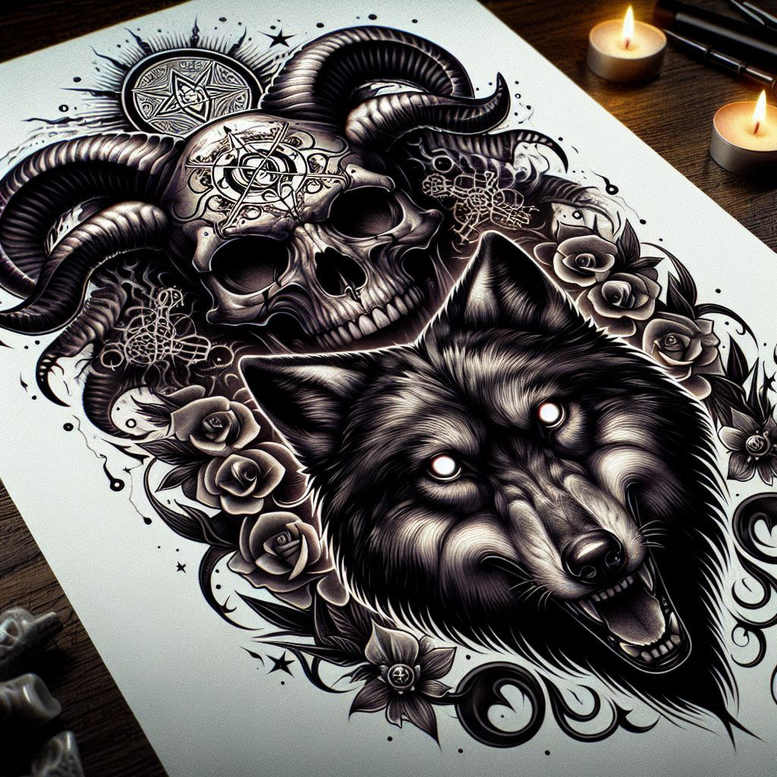 mysterious-tattoo – tattoo design ideas free ai generated – realism-depth-shading – for-ribs – Gallery: other-dark-inkby-ai