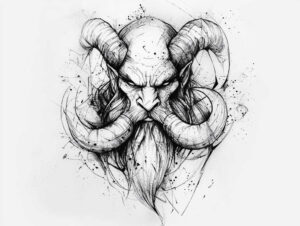 other-dark tattoo design ideas Realism textured skin ancient curse for heel