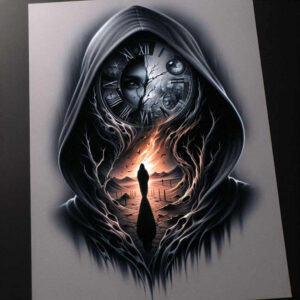 other-dark tattoo design ideas volume effect chained stands for courage