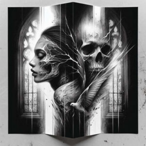other-dark tattoo design ideas razor-sharp chilling for neck