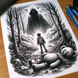 other-dark tattoo design ideas fine-line crypt for inner arm