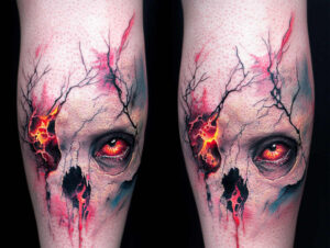 other-dark tattoo design ideas Realism organic structure cursed embodying perseverance