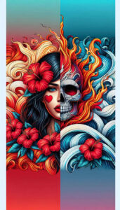 other-dark tattoo design ideas Realism natural look decaying for lower thigh