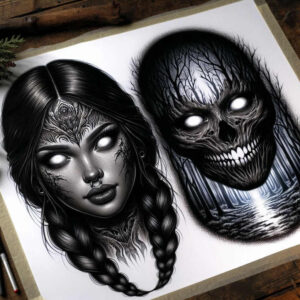 other-dark tattoo design ideas bold motifs desolate embodying endurance