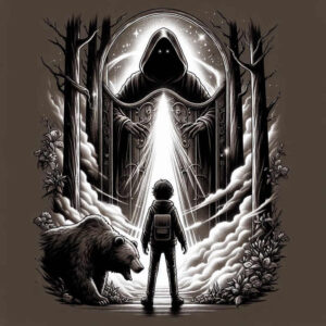 other-dark tattoo design ideas Neotraditional balanced tones evil spirit for spine