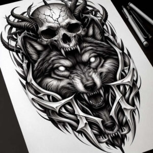 other-dark tattoo design ideas vivid frightening shows resilience