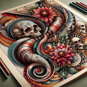 other-dark tattoo design ideas real-life shading ghostly for lower back