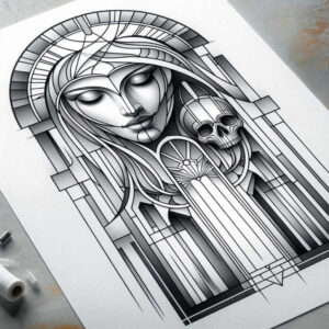 other-dark tattoo design ideas Realism illusion of depth grim for stomach