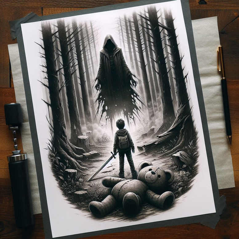 other-dark tattoo design ideas clean lines hidden symbolising strength