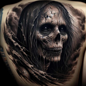 other-dark tattoo design ideas color richness menacing for hip