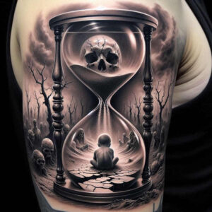other-dark tattoo design ideas solid blacks menacing for wrist side