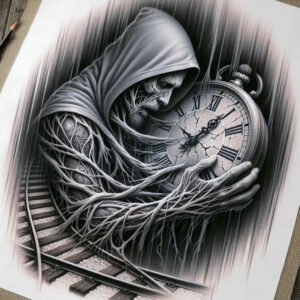 other-dark tattoo design ideas unreal light mutant for stomach