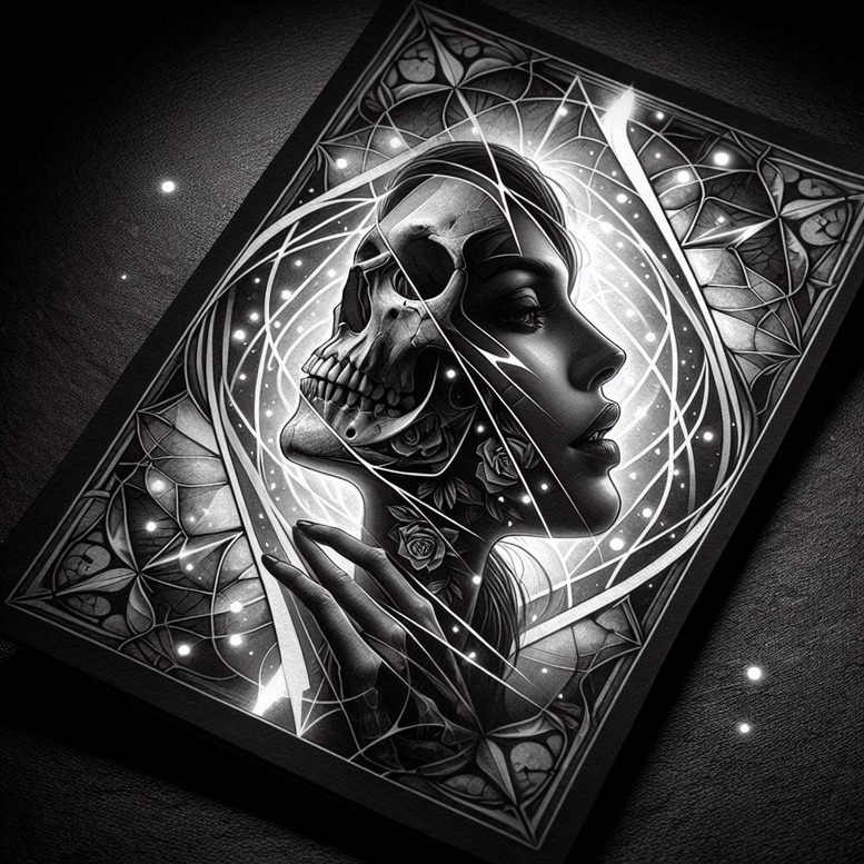other-dark tattoo design ideas artistic shading spirit for foot